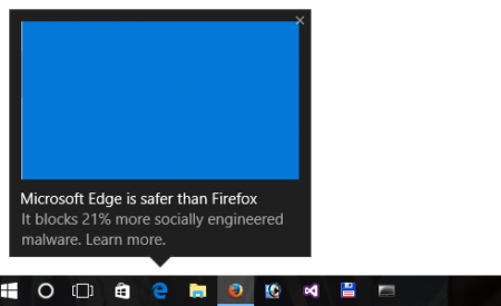 Windows 10 заставляет пользователей переходить на Microsoft Edge. Уведомление