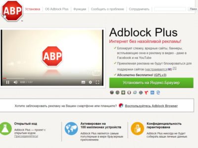 Adblock Plus - расширение для браузеров